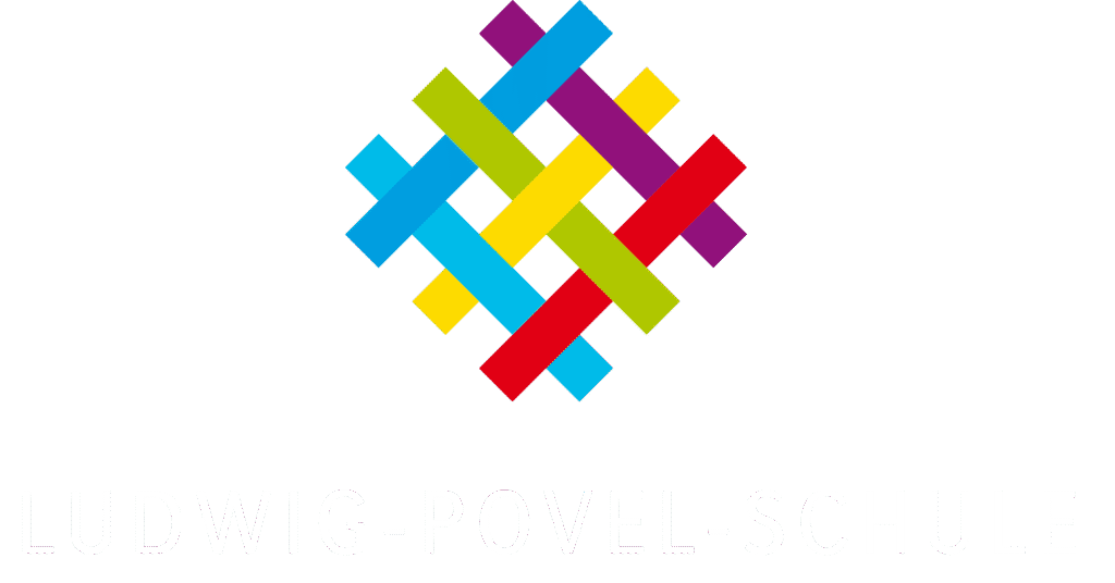 Ludwig Povel Schule Logo white